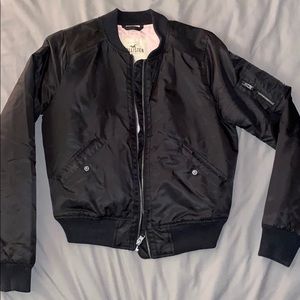 Nylon Bomber Jacket